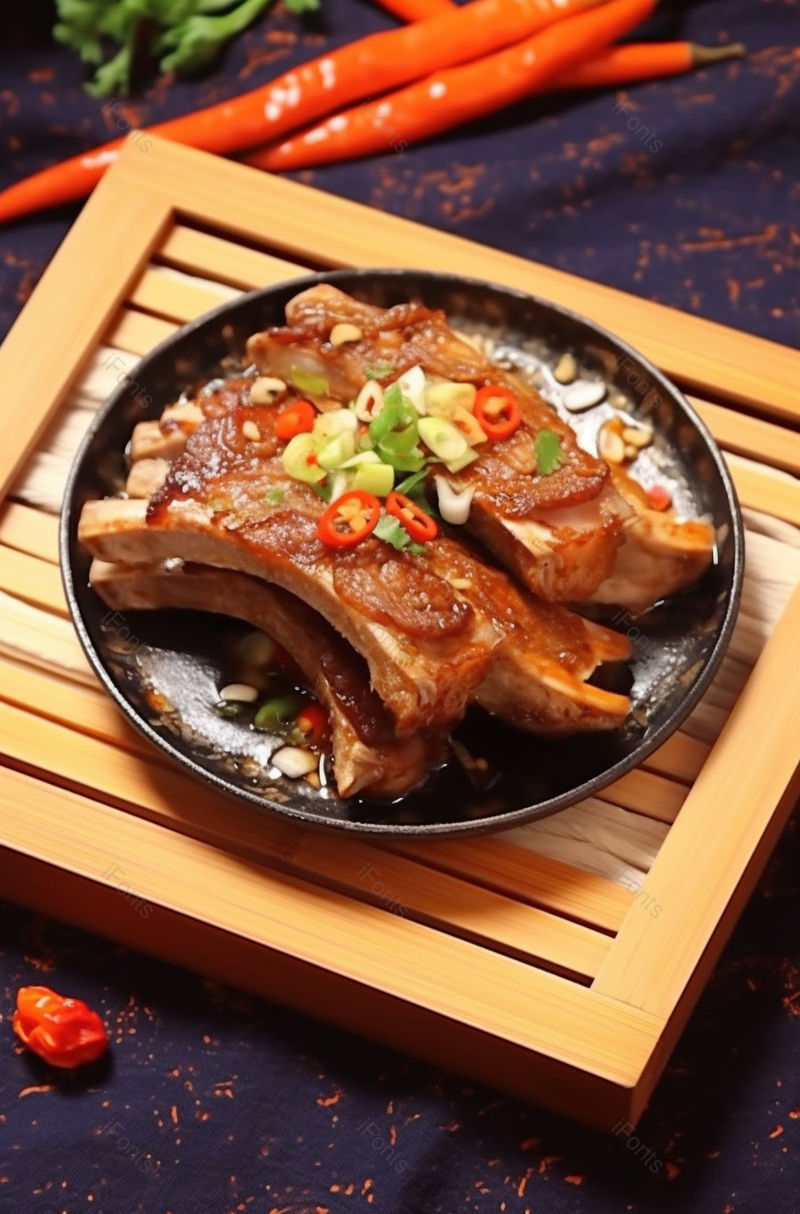 手撕排骨美味的食品中国饮食文化,高清,摄影图,摄影图片,图片大全,摄影图免费下载